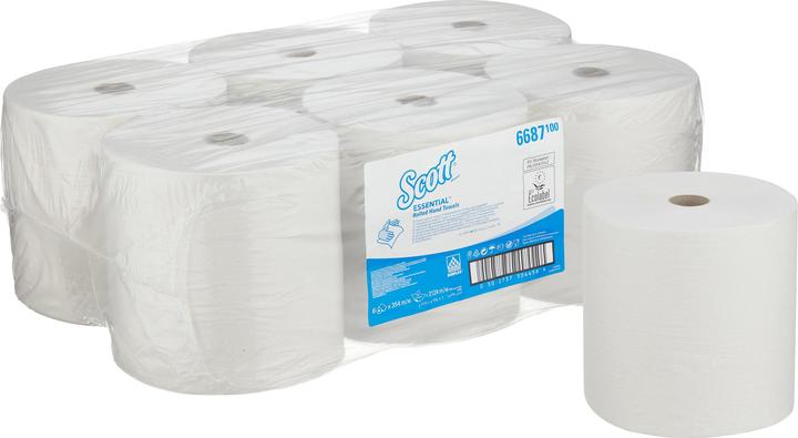 Produktbild Kimberly-Clark SCOTT XL Hand Towels Roll White (6x)