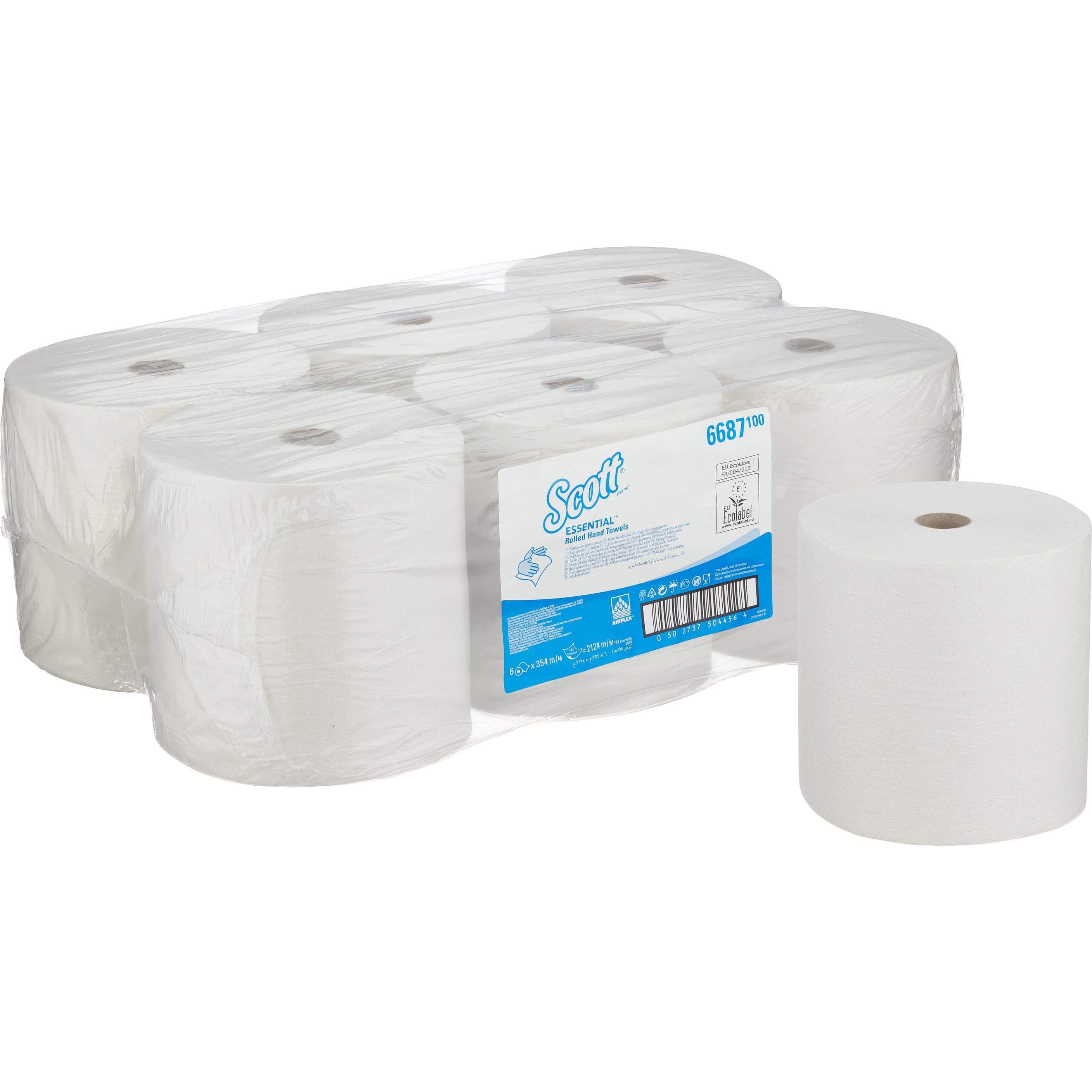 Kimberly-Clark SCOTT XL Hand Towels Roll White, Haushaltspapier, Weiss