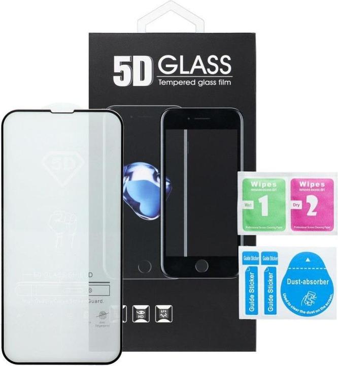 Produktbild Partner Telecom 2 Products without IMEI/SN OEM 5D Full Glue Tempered Glass - for Samsung Galaxy A41 black (2 Stück, Samsung Galaxy A41)