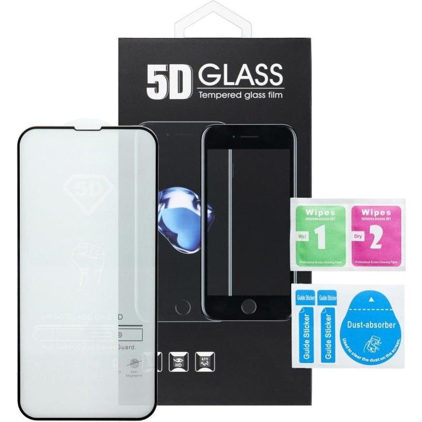 Babaco 2 Products without IMEI/SN OEM 5D Full Glue Tempered Glass - for iPhone 13 Mini black (2 Stk., Apple iPhone 13 mini) (48012122)
