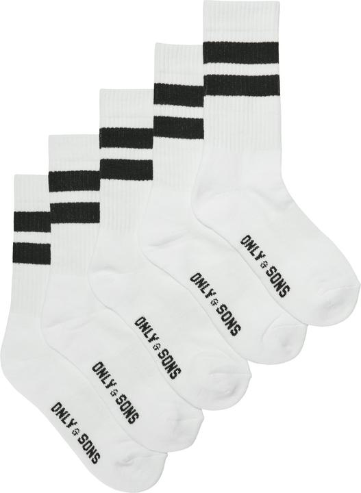 Image du produit Only & Sons Onsrody Stripe Tennis Sock 5-Pack Noos (Pack de 5, 39, 42)