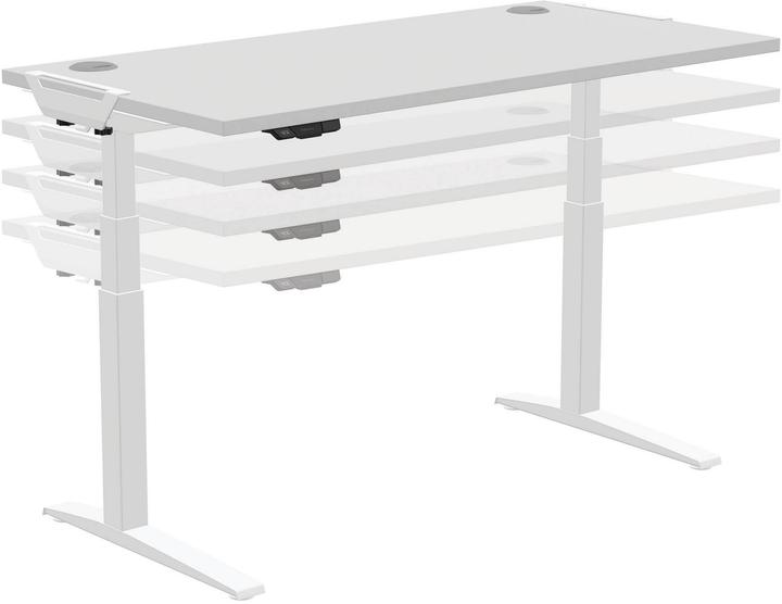 Produktbild Fellowes Tischplatte Levado 180 x 80 cm, Grau (80 x 80 cm)