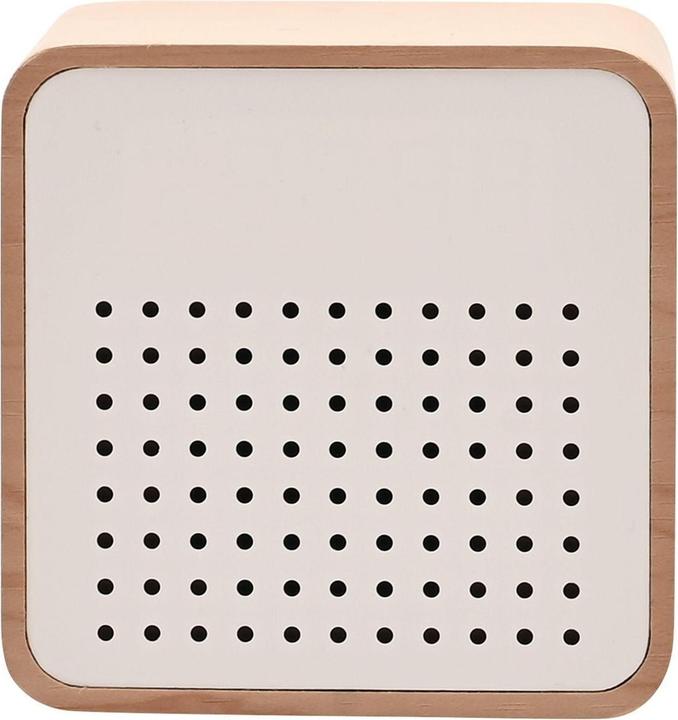 Produktbild Interval Wecker aus Holz mit BluetoothLautsprecher Weiss