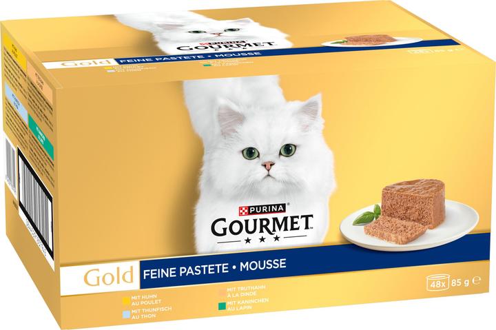 Actual product image Gourmet Gold Mousse 48x85g (Adult, 48 pcs., 4080 g)