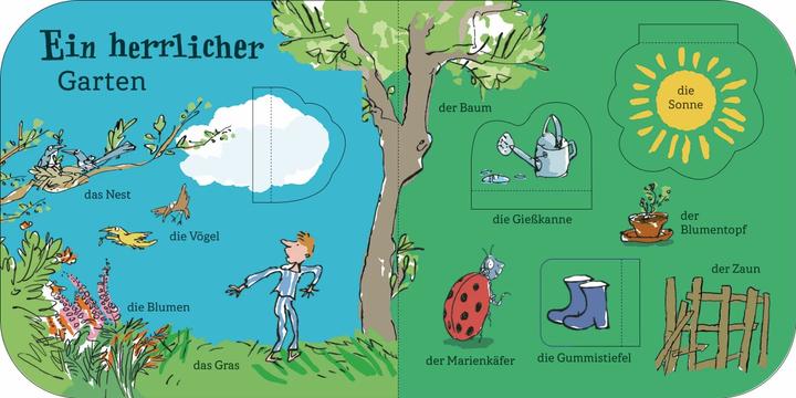 Actual product image Roald Dahl - 100 First Words (German, Roald Dahl, 2023)