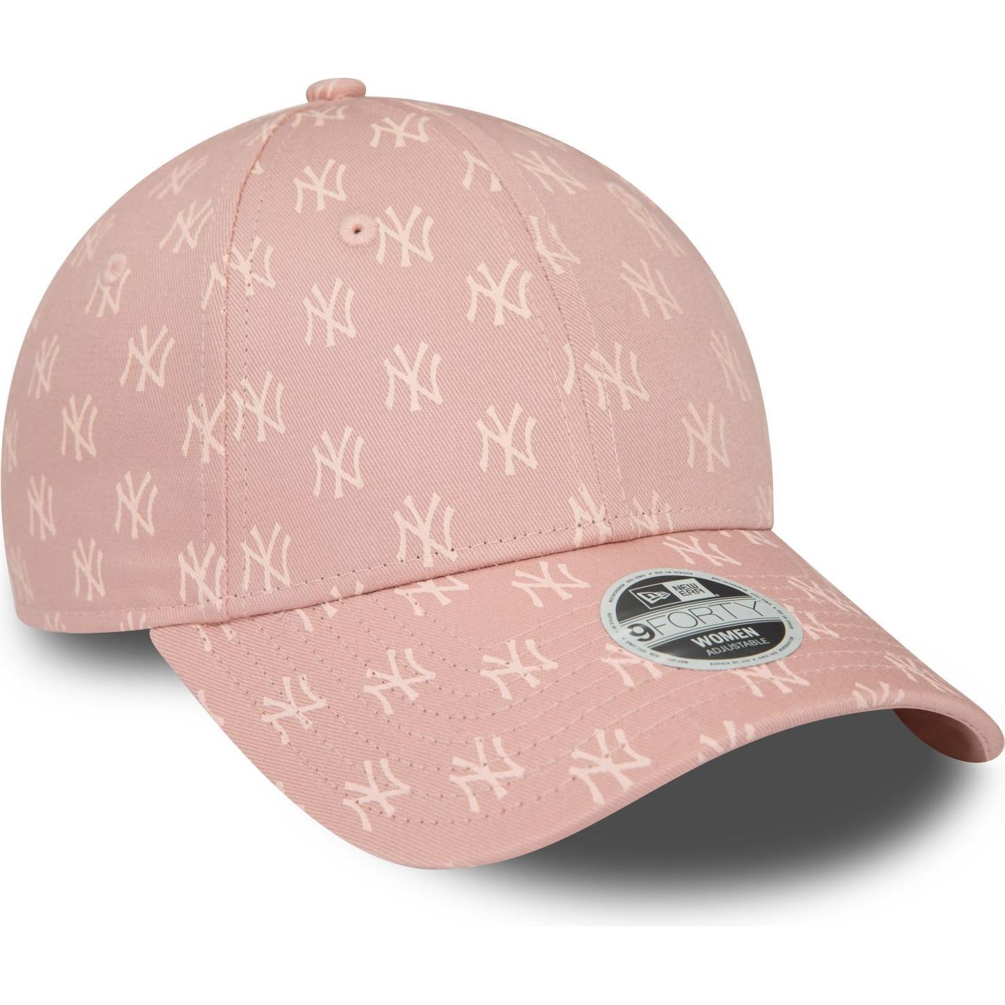 New Era, Damen, Cap, 9Forty Monogram New York Yankees, Rosa