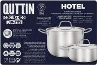 Produktbild Quttin Topf + Hahn Induktion 30 cm / 0,8 mm / 7,5 l (30 cm, Kochtopf, Stahl)