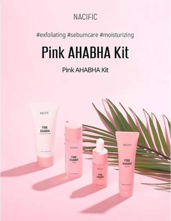Produktbild Nacific Rosa AHA BHA Kit Reisegrösse Hautpflegeset