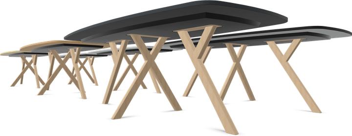 Produktbild Dietiker Felber T14 Sitzungstisch Boatform (2200 x 1000 x 720 mm)