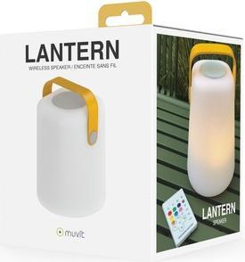 Produktbild Muvit Lantern Enceinte Lumineuse Bluetooth Exterieure 10w Jaune (4 h, Akkubetrieb)
