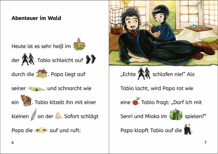 Produktbild Loewe Bildermaus - Abenteuer mit den Ninjas (Deutsch, Henriette Wich, 2024)