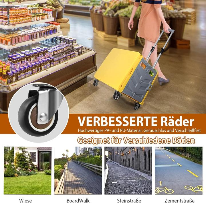 Actual product image Acelectronic Shopping Trolley Foldable