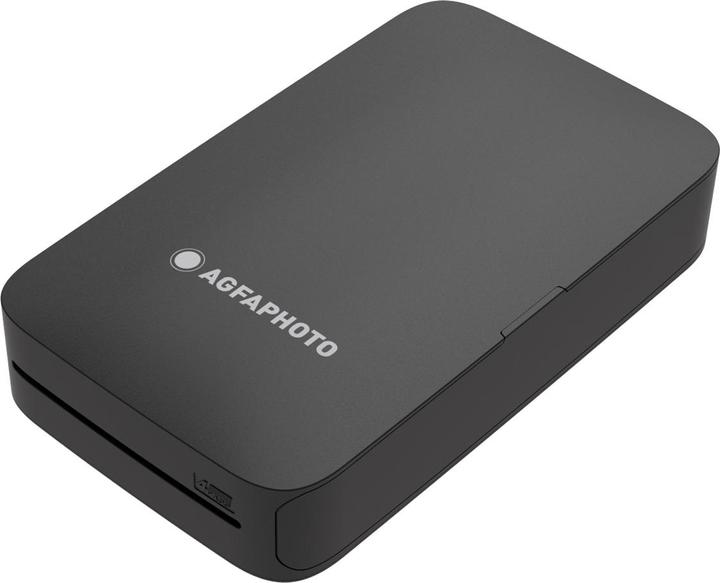 Produktbild AGFAPHOTO Mini Printer AMP23, schwarz, 2.1 Zollx3.4 Zoll, Bluetooth, 4-Pass Technologie (Farbe)