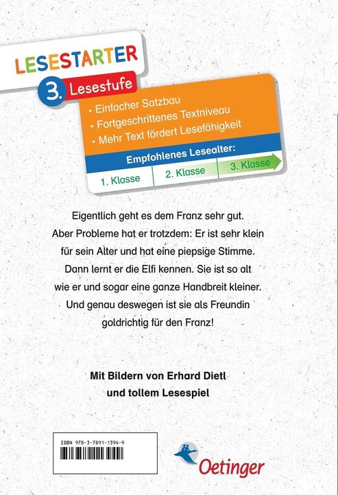 Produktbild Freundschaftsgeschichten vom Franz (Deutsch, Christine Nöstlinger, Erhard Dietl, 2019)