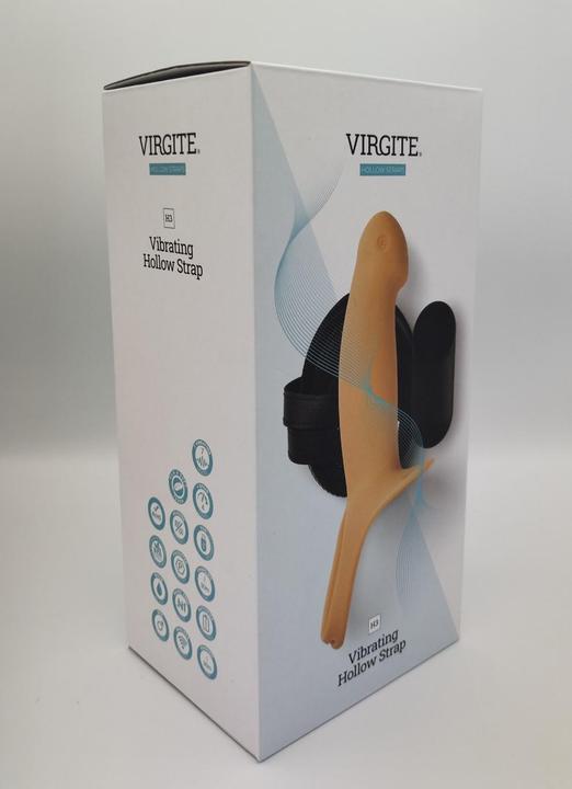 Actual product image Virgite Dildos with harness brand HOLLOW HARNESS C/VIBRATION H3 SIZE S