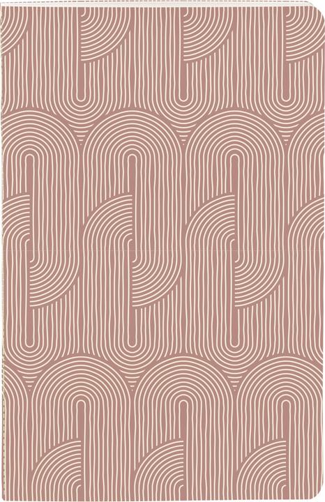 Actual product image Clairefontaine sewn notebook 64 lined pages terracotta (9 x 14 cm, Lined, Soft cover)