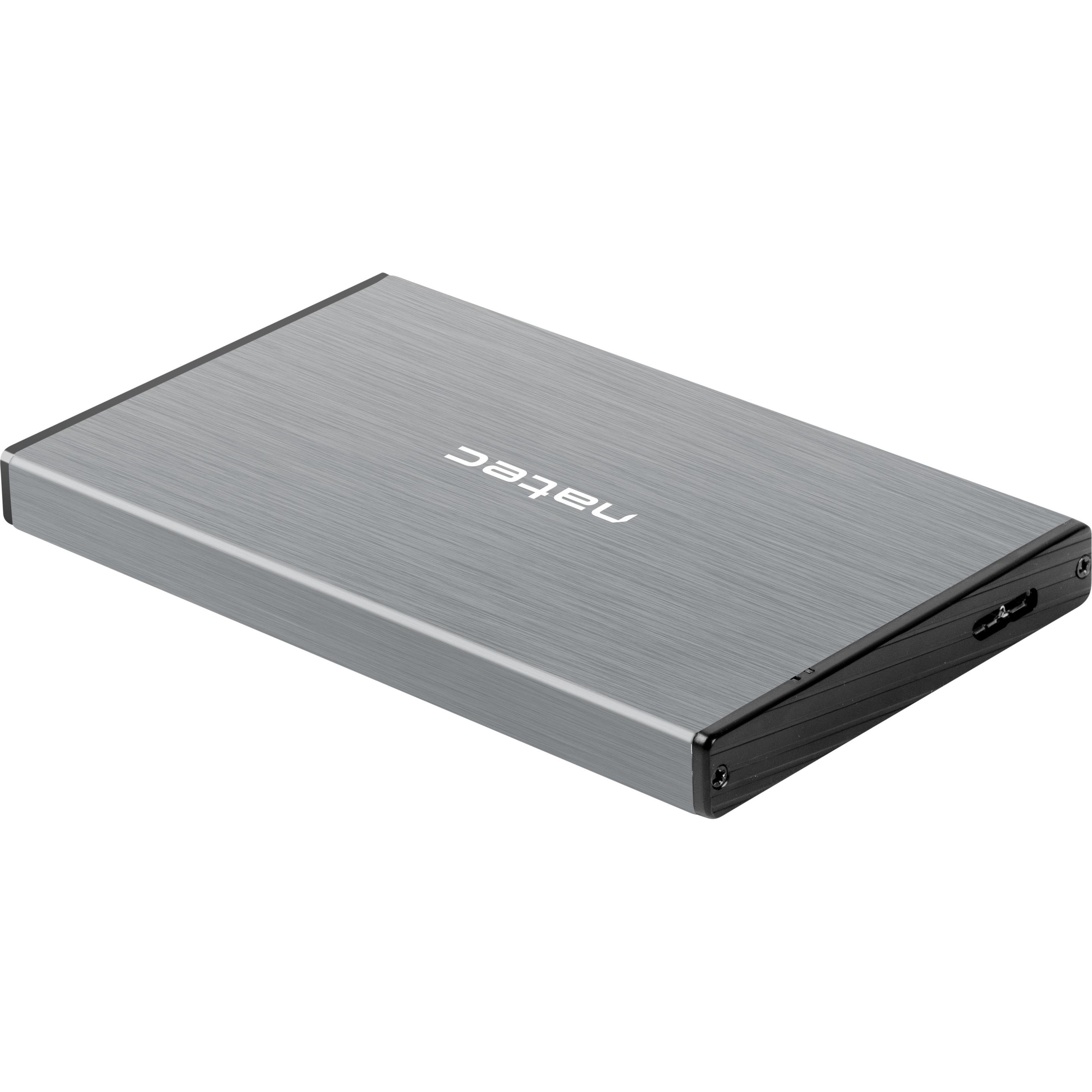 Thumbnail - Natec Rhino GO HDD / SSD-Gehäuse 2.5 Zoll (2.5"), Festplattengehäuse, Grau