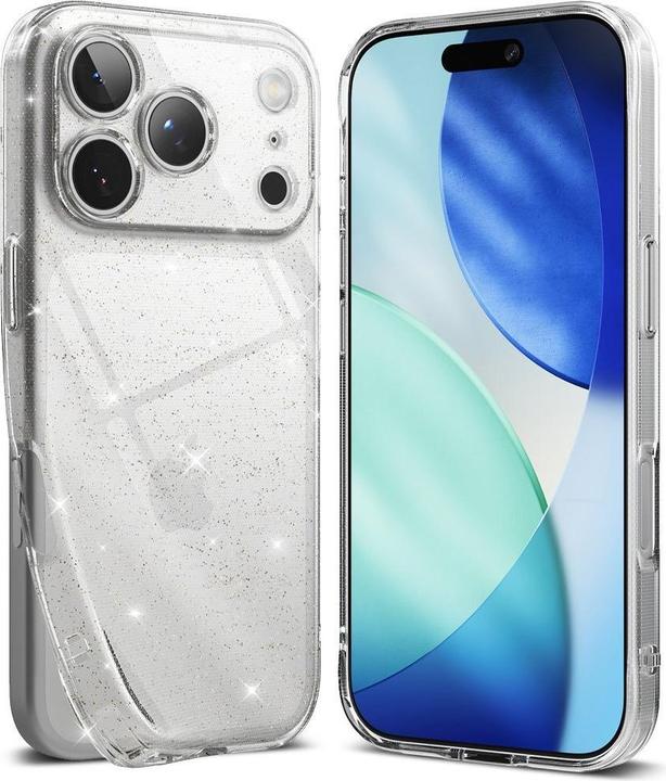 Actual product image Ringke Air Case für iPhone 17 Pro Max – Klar und Glitzer (Apple iPhone 17 Pro Max)