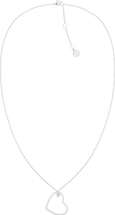 Tommy Hilfiger Minimal Hearts Halskette (Edelstahl, 55 - 60 cm)