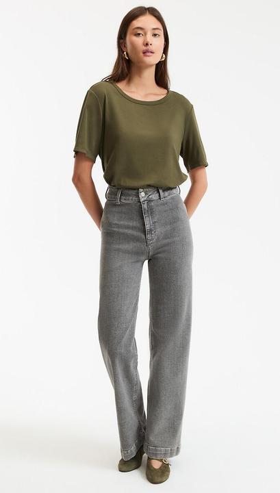 Produktbild La Redoute Collections T-Shirt mit rundem Ausschnitt (S)