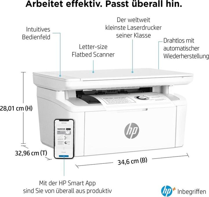 Productafbeelding HP LaserJet M140we (Laser, Zwart-wit)