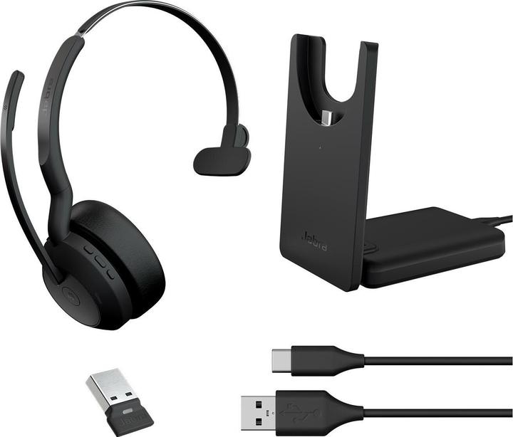 Image du produit Jabra Evolve2 55 MS (Sans fil, USB-A)