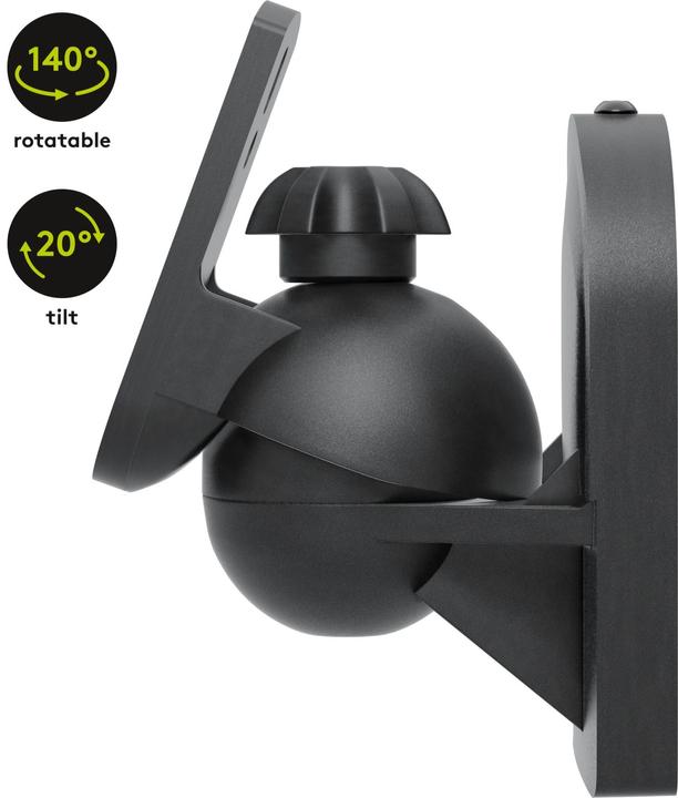 Actual product image Goobay Universal (1 pair, Wall installation, Pivoting, Tiltable)
