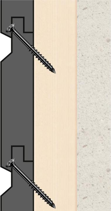 Actual product image Spax Fassadenschr. LK schwarz TX 4.0x45 (100 Screws per piece)