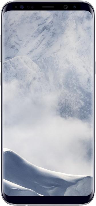 Samsung Galaxy S8+ Duos (64 GB, Arctic Silver, 6.20", Hybrid Dual SIM, 4G)