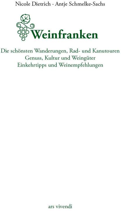 Image du produit Weinfranken (Allemand, Nicole Dietrich, 2020)