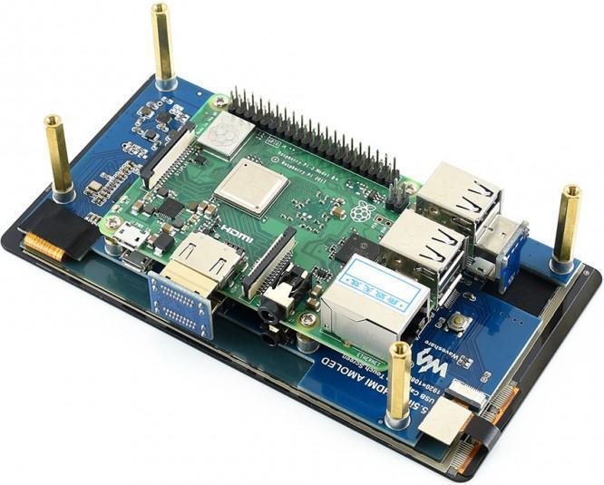 Immagine prodotto WaveShare Display universale AMOLED da 5,5" con HDMI e touchscreen capacitivo