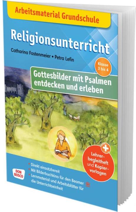 Actual product image Arbeitsmaterial Grundschule. Religionsunterricht. Gottesbilder mit Psalmen entdecken und erleben (German, Catharina Fastenmeier, Petra Lefin, 2022)
