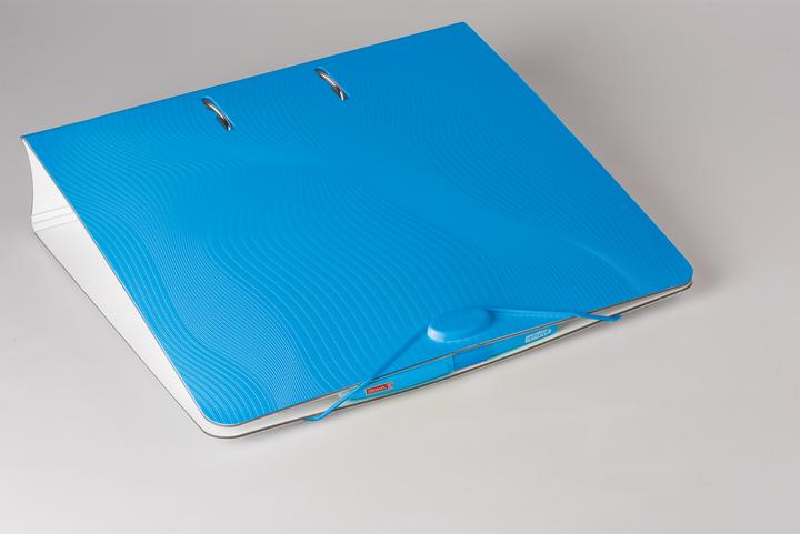Produktbild Brunnen WAVE Ordner azur Kunststoff 7,0 cm DIN A4 (A4, 70 mm, 1 Stk.)
