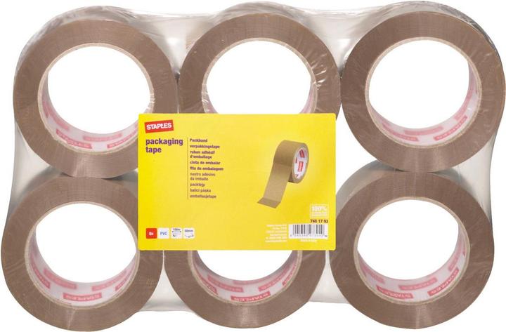 Image du produit 3M SCOTCH 313 ruban pour paquets, film BOPP brun, épaisseur 0.07mm, 50mm x 100m (50 mm)