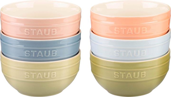 Staub ST Ciotole Macaron set 6p c 14cm (14 cm, 6 x)
