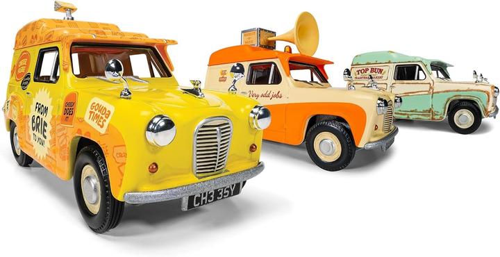 Produktbild Corgi Wallace & Gromit Austin A35 Van Collection - Cheese Please! Top Bun Spick & Spanmobile