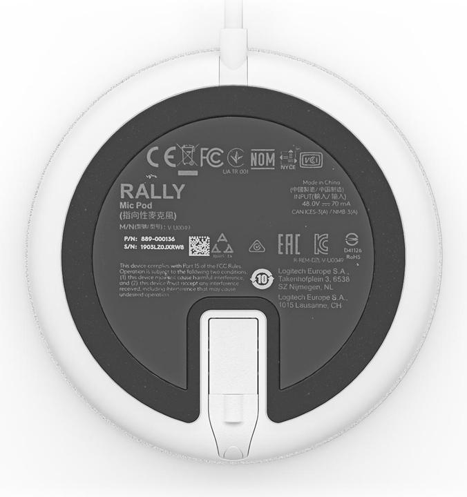 Produktbild Logitech Rally Mic Pod Erweiterungsmikrofon