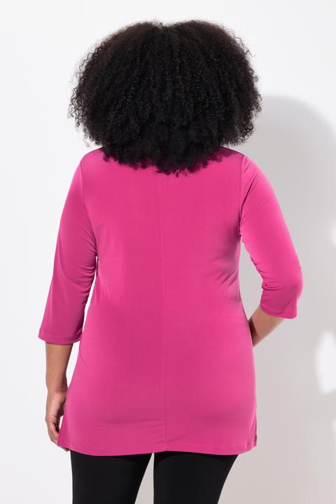 Actual product image Ulla Popken Matte Jersey Round Neck Tunic (56)