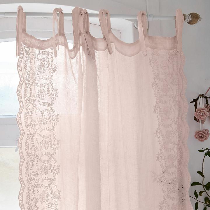 Produktbild Loberon Gardine Esmera rosa (250 x 140 cm)