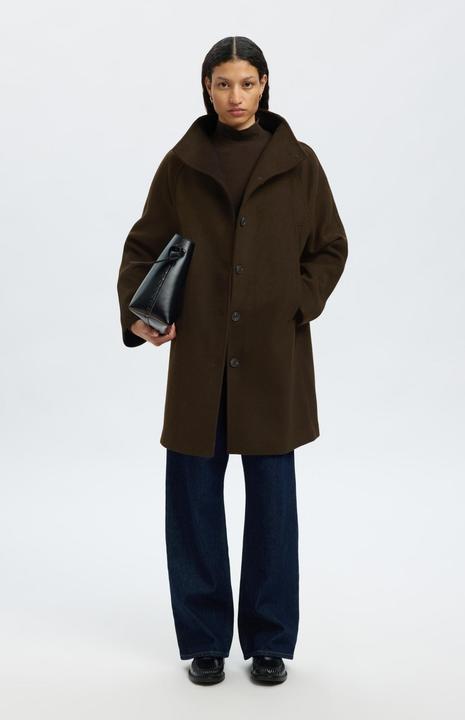 Actual product image Selected Femme Slfvinni Wool Blend Coat Noos (38)