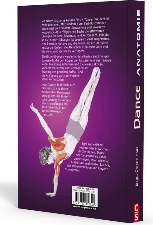 Produktbild Dance Anatomie (Deutsch, Jacqui Greene Haas, 2018)