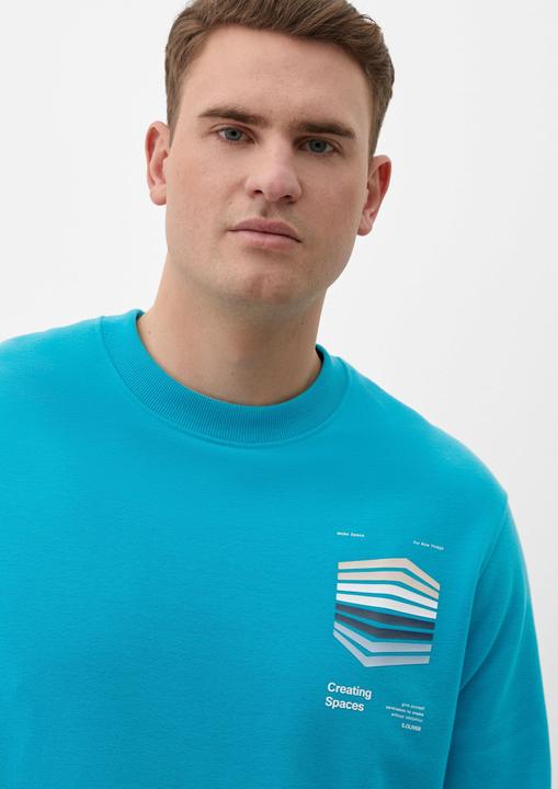 Produktbild s.Oliver Sweatshirt Sweatshirt mit Frontprint (XXL)