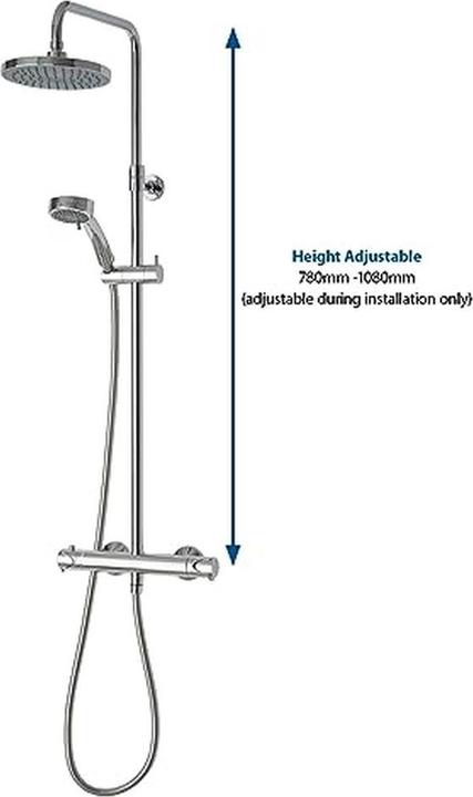 Image du produit Triton Mitigeur thermostatique douche avec douchette et pomme de douche