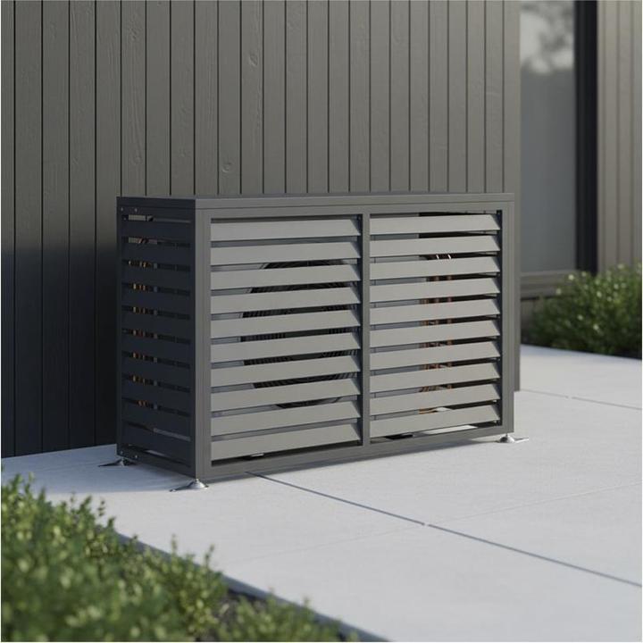 Actual product image Holmberg Abdeckung für Wärmepumpen oder Klimageräte 140x50x89cm