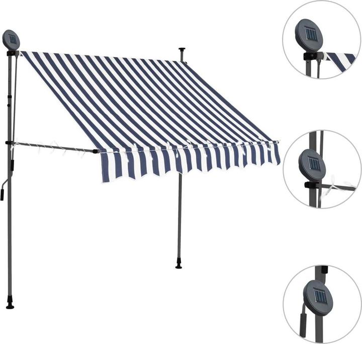Image du produit vidaXL Einziehbare Markise (200 x 120 cm)