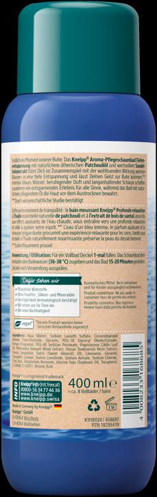 Actual product image Kneipp Deep Relaxation (400 ml, Bubble bath)