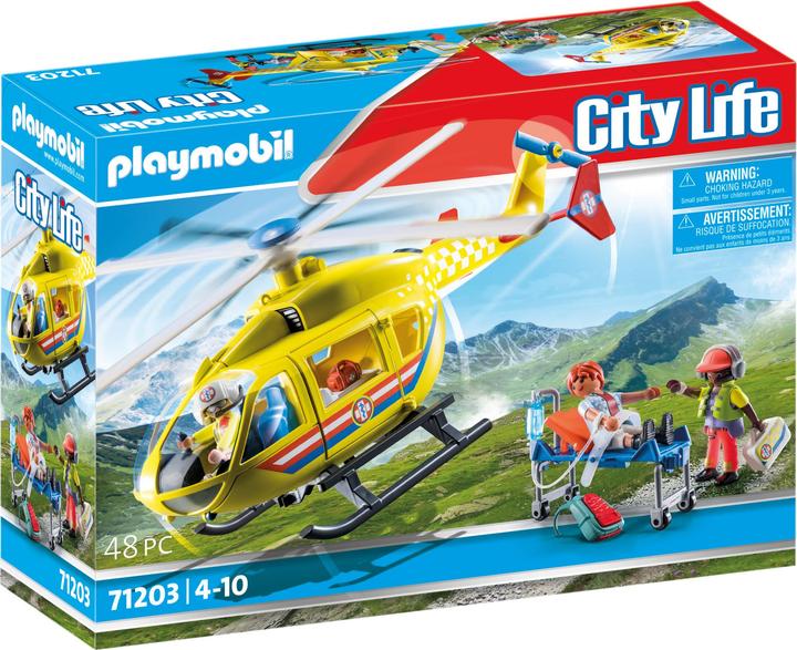 Playmobil Elicottero di salvataggio (71203, Playmobil City Life)