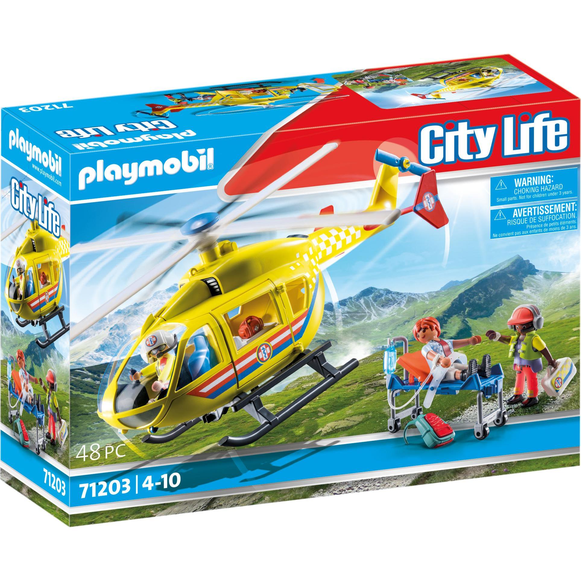 Playmobil Rettungshelikopter (71203, Playmobil City Life)