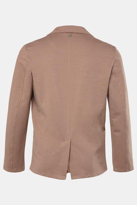 Actual product image JP1880 Sweat jacket, slub, lapel, patch pockets (3XL)