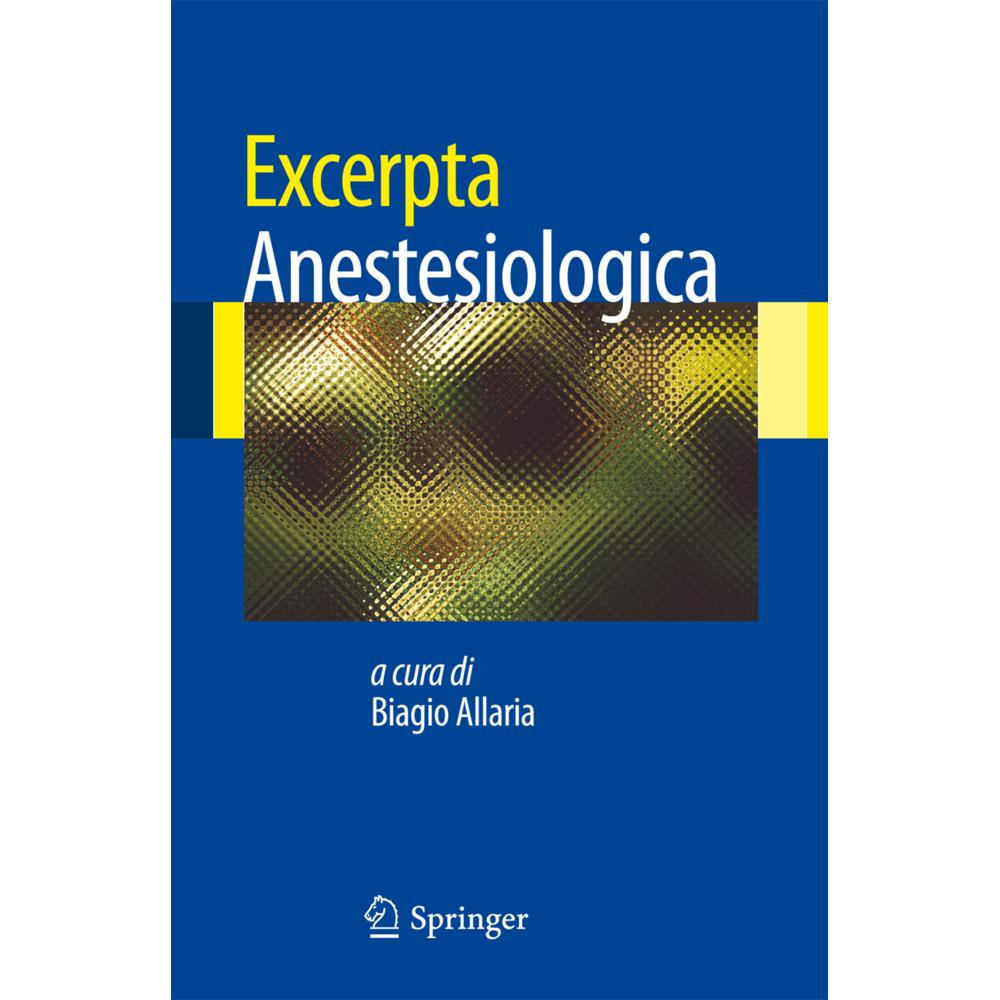 Thumbnail - Excerpta Anestesiologica, Fachbücher von Biagio Allaria